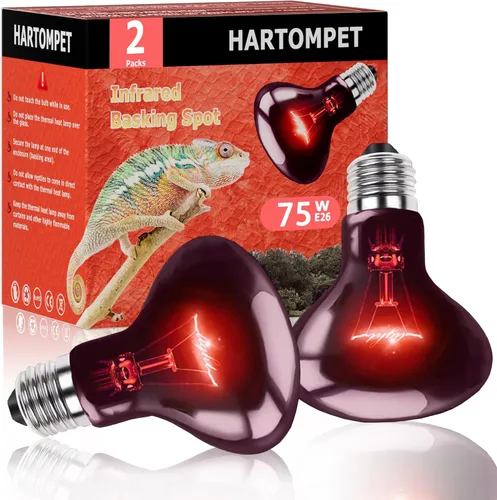 Miniatura 16 de Bombillas de lámpara de calor para reptiles E26 de 60 W, luz UVA mejorada para dragón barbudo, lagarto, tortuga, pollitos y anfibios, luz solar