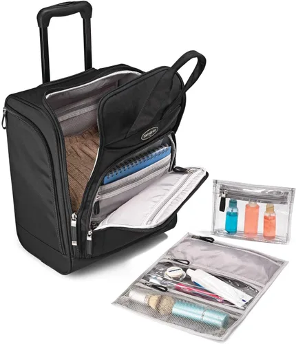 Miniatura 3 de Samsonite Asiento de mano vertical con ruedas, Negro -, Equipaje de mano vertical con ruedas