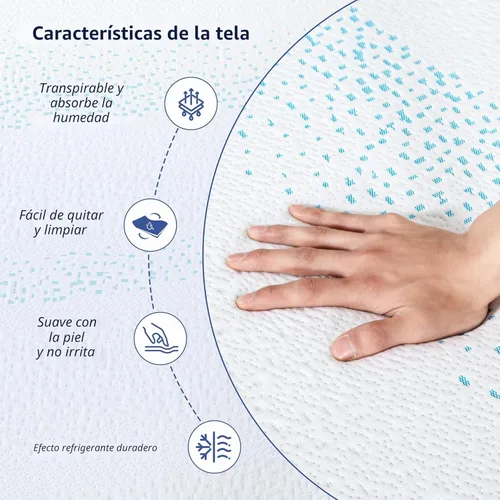 Miniatura 4 de EGOHOME Colchón individual de 6 pulgadas para niños, espuma viscoelástica de gel con carbón, sin fibra de vidrio, certificado CertiPUR-US, regula