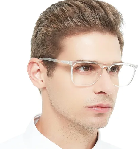 Miniatura 8 de OCCI CHIARI Anteojos de lectura grandes para hombres con bisagra de resorte para lectores cuadrados de gran tamaño, 1.0, 1.25, 1.5, 1.75, 2.0, 2.5