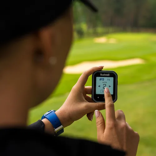 Miniatura 8 de Bushnell Phantom 3 (negro) Slope Golf GPS Handheld Bundle - Pantalla táctil, reconocimiento automático de campo y agujeros, entrada de puntuación