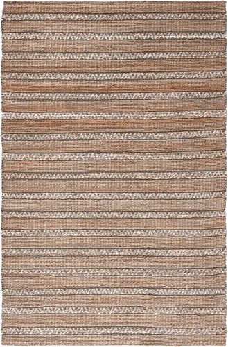 Miniatura 6 de SAFAVIEH Natural Fiber Collection NFB655Z - Alfombra de pasillo de 2 pies 3 pulgadas x 8 pies, color negro y natural, hecha a mano de yute a rayas