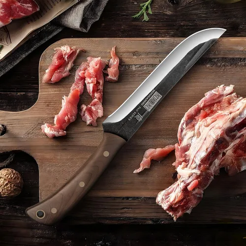 Miniatura 6 de HOSHANHO Cuchillo de deshuesado de 6.7 pulgadas para corte de carne, cuchillo de filetear súper afilado para pescado, cuchillos de carnicero