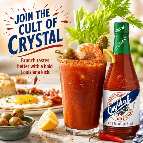 Miniatura 5 de Crystal Combo de salsa picante y salsa extra picante de 6 onzas, una original y otra extra picante de pimienta de cayena de Louisiana, sabor audaz