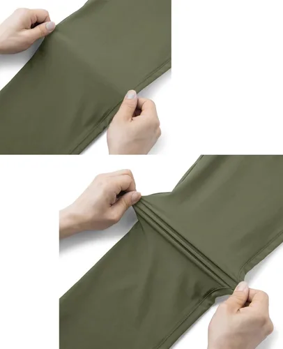 Miniatura 3 de BIYLACLESEN Pantalones de correr para hombre, ligeros, de secado rápido, para senderismo, con bolsillos con cremallera