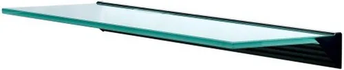 Miniatura 12 de LTL Home Products GL9020CLKIT Wallscapes Glacier Kit de estante de pared de vidrio flotante, 8 x 36 pulgadas, vidrio transparente