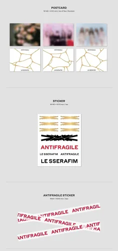 Miniatura 5 de LE SSERAFIM - 2nd Mini Album ANTIFRAGILE CD (Vol.3 Frozen Aquamarine)