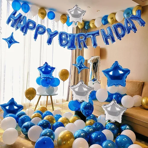 Miniatura 5 de Set de cumpleaños de plata y oro