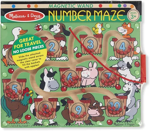 Miniatura 6 de Laberinto con varita magnética Melissa & Doug. Actividad con rompecabezas de madera