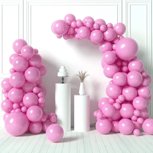 Miniatura 10 de HOUSE OF PARTY Globos azules metálicos: guirnalda de globos azules, globos metálicos azules de 5/12/18 pulgadas para decoraciones de graduación