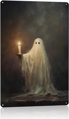 Miniatura 9 de Decoración de pared de fantasma de Halloween, decoración de fiesta de Halloween para interiores y exteriores, decoración espeluznante para el hogar