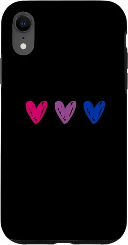 Miniatura 24 de Funda para iPhone 12/12 Pro Bisexual Pride Hearts Bi Pride Flag