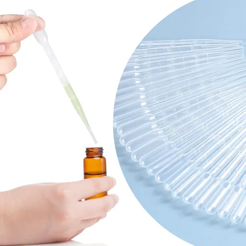 Miniatura 4 de 300 pipetas de transferencia de plástico de 0.11 onzas líquidas, pipetas desechables de transferencia de pipetas YSSHUI para aceite esencial