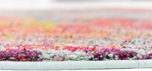 Miniatura 7 de Unique Loom Vita Collection - Alfombra de área, 2' x 6' 7, azul claro