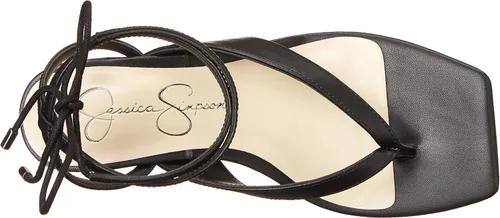 Miniatura 5 de Jessica Simpson Women's Sitelli Ankle Wrap Sandal Heeled