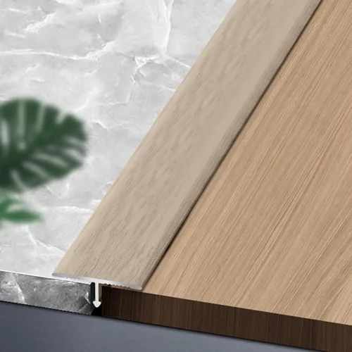 Miniatura 21 de Tiras de transición de moldeo en T de grano de madera, tiras de cubierta de umbral de aleación de aluminio, decoración de borde de alfombra a LVT
