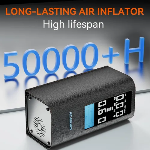 Miniatura 5 de Compresor de aire portátil, infladores de neumáticos para automóviles, bomba de neumáticos portátil de 6000 mAh, pantalla LCD, apto para accesorios