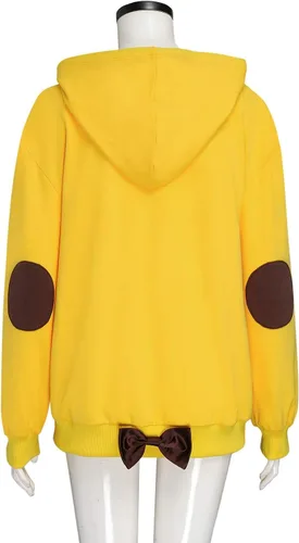 Miniatura 3 de LOADREAM Ai Ohto Hoodies Girls Women Wonder Egg Priority Japanese Cute Anime Pullover Hooded Sunflowers Yellow Tops