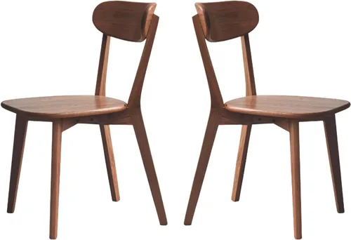 Miniatura 31 de Sillas de comedor de madera maciza 100% - Prácticas sillas de cocina - Silla de madera para comedor, cocina (1, negro)