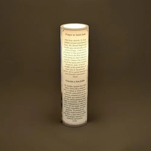 Miniatura 8 de Vela LED de oración de devoción sin llama Saint Jude