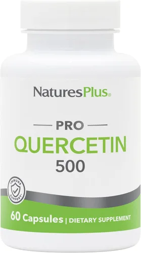 NaturesPlus PRO Quercetina 500 mg - 60 cápsulas - Promueve la protección de radicales libres y apoya una respuesta inmune saludable - Sin OMG,
