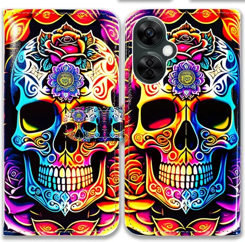 Miniatura 9 de Bcov Funda para Oneplus Nord N30 5G, diseño de pájaro negro y verde con tapa para teléfono con ranura para tarjeta y soporte para OnePlus Nord N30 5G