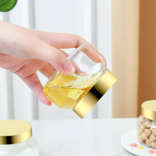 Miniatura 5 de Paquete de 24 recipientes de plástico de 8 onzas con tapas y etiqueta impermeable sin BPA - Recipientes de cosméticos transparentes rellenables