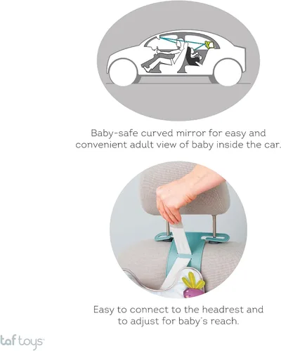 Miniatura 7 de Taf Toys Centro de Desarrollo para Asiento de Auto Infantil, Elementos Esenciales Imprescindibles para Bebés Recién Nacidos, Juguete, Accesorios