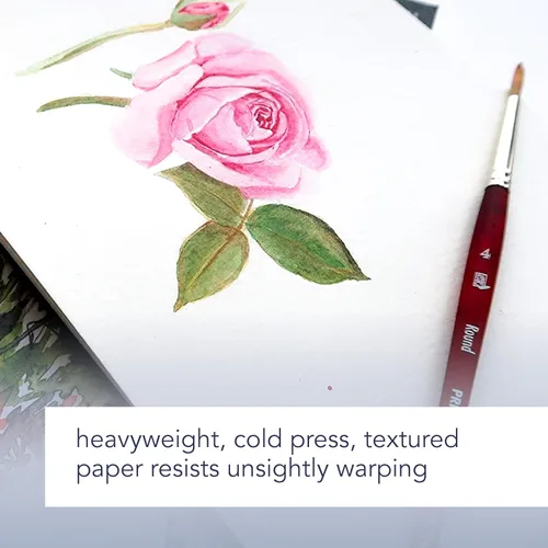Miniatura 3 de Canson Artist Series - Papel de acuarela Montval, bloc de alambre, 14 x 11 pulgadas, 20 hojas (140 libras/10.58 oz), papel de artista para adultos