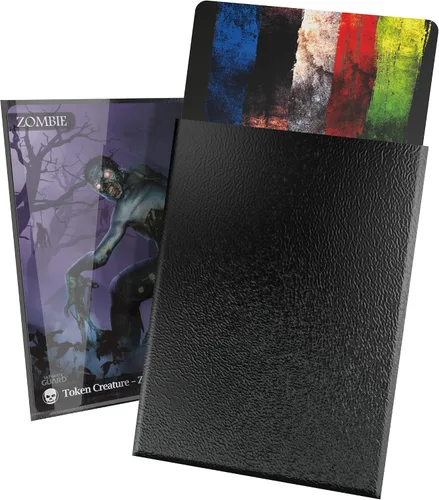 Ultimate Guard Fundas exteriores para cartas Cortex, 100 fundas estándar de tamaño TCG, 66 x 91 mm, con respaldo negro, acabado brillante, sin PVC y