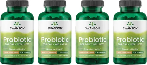Miniatura 8 de Swanson Probiótico - Suplemento de salud digestiva con 1 mil millones de UFC por cápsula - Fórmula natural que apoya la regularidad intestinal