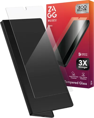 Miniatura 15 de ZAGG Glass+ - Protector de pantalla para Samsung Galaxy Z Flip7 (solo pantalla frontal), 3 veces más fuerte, resistente a los arañazos, resistente a