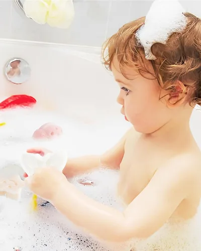 Miniatura 7 de MoHern Konjac - Esponja de baño para bebé, 3 piezas de formas naturales lindas, esponjas de baño para bebés, tiempo de baño de niños pequeños, a