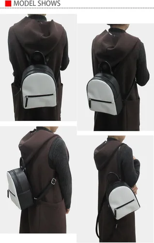 Miniatura 7 de Amzbeauty Mini mochila de cuero para mujeres y niñas, pequeña bolsa de compras casual