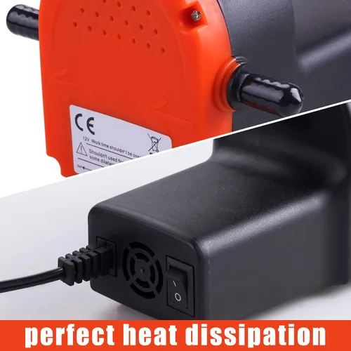 Miniatura 4 de PLUMIA 12V 100W Bomba Extractora de Cambio de Aceite, Bomba de Extracción de Aceite/Diésel Mejorada de Succión de Recuperación y Transferencia