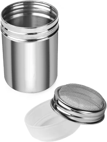 Miniatura 7 de Accmor 1 paquete espolvoreador de azúcar en polvo, espolvoreador de canela tamizador de harina, colador de malla fina de acero inoxidable