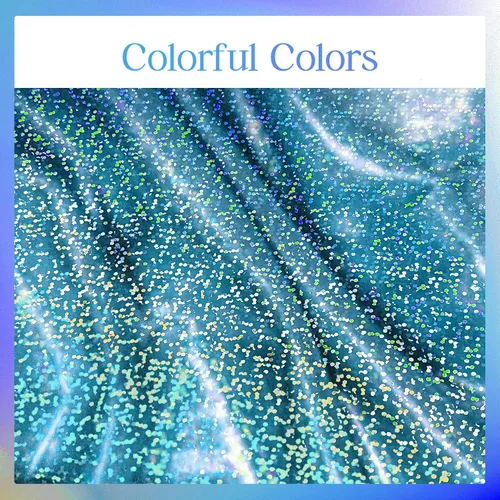 Miniatura 7 de 1 pieza Manteles Láser Holográficos Azules de 40" x 108" Manteles de Plástico para Fiestas Decoración de Fiesta Brillante Reluciente para Invierno
