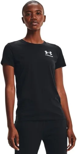 Miniatura 2 de Under Armour - Camiseta con el texto en inglés Freedom con dibujo de bandera para mujeres