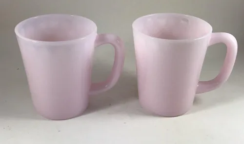 Miniatura 5 de Taza de café – Taza de cristal – Patrón simple y simple – Hecho en Estados Unidos – Mosser Glass USA (1, corona rosa toscana)