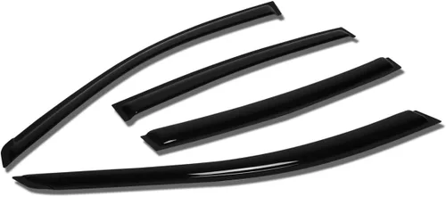 Miniatura 31 de Auto Dynasty Protectores de lluvia con cinta adhesiva compatible con Juke F15 2011-2016 4 piezas deflector de visera de ventana 12 13 14 15