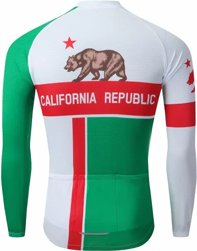 Miniatura 2 de BIKE BEER Camiseta de ciclismo para hombre, manga larga, otoño e invierno