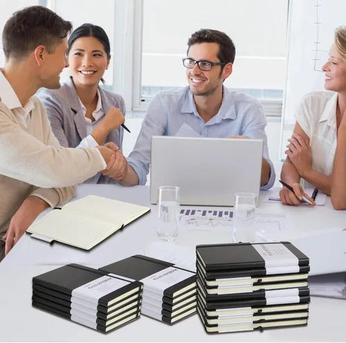 Miniatura 5 de Paquete de 20 Diarios para Escritura, Cuadernos con Rayas Universitarias a Granel, Cuadernos de Tapa Dura (200 Páginas) para Toma de Notas, Diarios