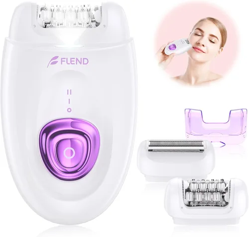 Epilator,Epilators Hair Removal for Women, 2 in 1 Hair Removal Device with LED Light & USB Rechargeable, Electric Shaver for Legs,Underarms,Bikini