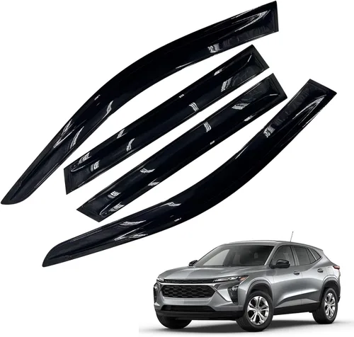 Miniatura 10 de DYRDINSHOW 4 unidades de deflectores de ventana adhesivos para sol y lluvia para Dodge Ram 1500 2002-2008, Ram 2500 y 3500 2003-2009 con cabina