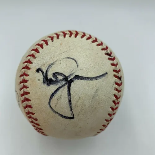 Mark Mcgwire & Hideo Nomo Juego Firmado Usado Major League Baseball PSA DNA COA - Juego MLB Béisbol Usado