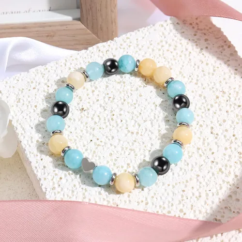 Miniatura 3 de Joyas y tarjetas de piedras naturales pulseras para hermana, regalos de cumpleaños para hermana, mejor amiga