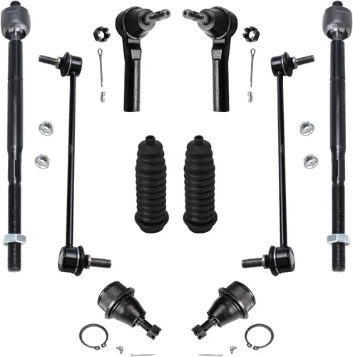 Miniatura 148 de Detroit Axle – Kit de suspensión delantera para Hyundai 2013-2018 Santa Fe 2 enlaces de barra de estabilizador 4 varillas de amarre interiores
