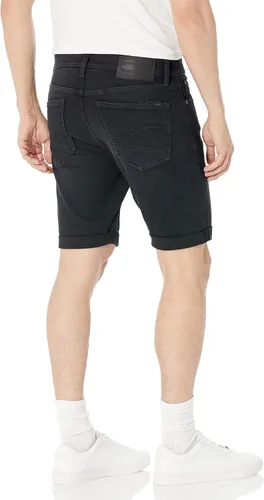 Miniatura 3 de G-Star Raw Pantalones cortos de mezclilla ajustados 3301 para hombre