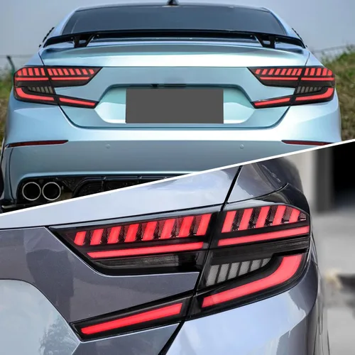 Miniatura 6 de VLAND Luces traseras LED compatibles con Honda Accord de 10ª generación 2018-2023 Lámparas traseras con animación dinámica luz de respiración