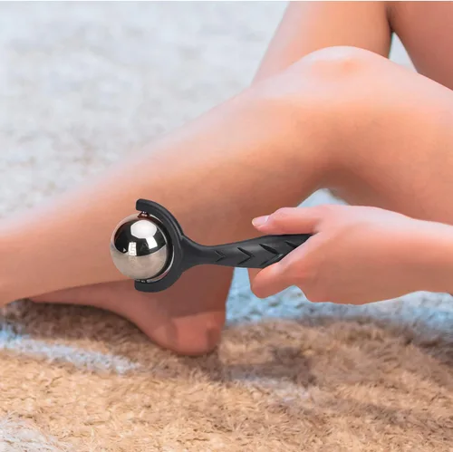 Miniatura 5 de Nobility Rodillo de bola de masaje: frío y caliente para el tejido profundo y el dolor muscular para aliviar la rigidez y el estrés, cuerpo, cuello